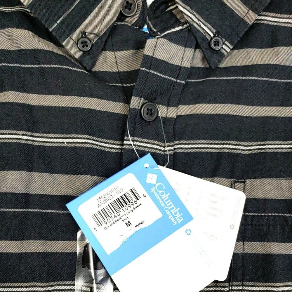 NWT-Columbia Out & Back II Med Lng Slv Shirt - Picture 5 of 7